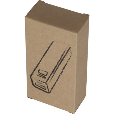 Logotrade business gift image of: Metal power bank PORT HOPE 2200mAh