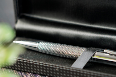 Logo trade promotional product photo of: Metal ballpen CHESTER