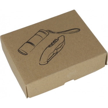 Logo trade advertising products picture of: Set torch and pocket knife DOVER