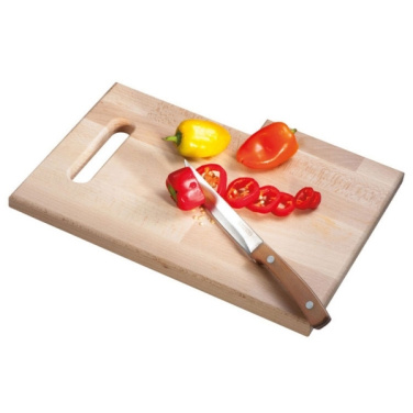 Logo trade promotional gifts image of: Wooden board with knife LIZZANO