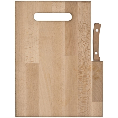 Logotrade promotional merchandise photo of: Wooden board with knife LIZZANO