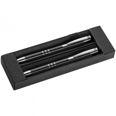 Logotrade corporate gift image of: Metal writing set CLAREMONT