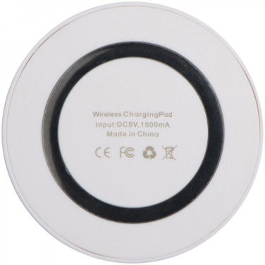 Logo trade promotional giveaway photo of: Induction charger KARTHAGO