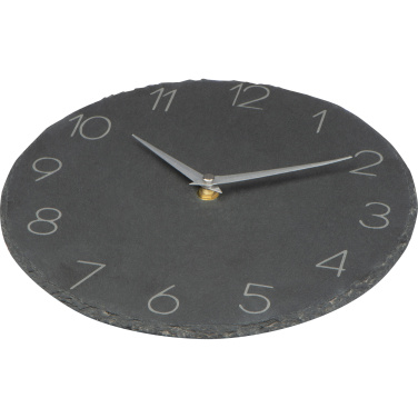 Logotrade corporate gifts photo of: Slate wall clock GRAZ