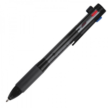 Logotrade advertising product image of: Plastic ballpen 4in1 NEAPEL