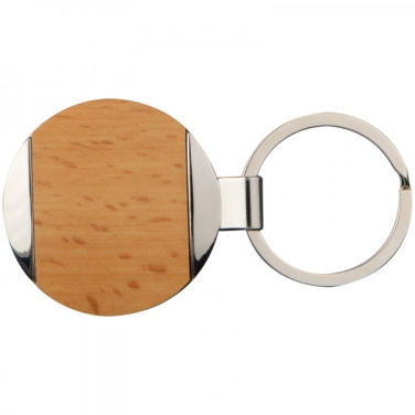 Logotrade promotional gift image of: Wooden keyring LANGHAUS