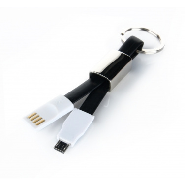 Logotrade business gift image of: Data transfer cable and keyring