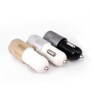 Logo trade corporate gift photo of: Metal car charger
