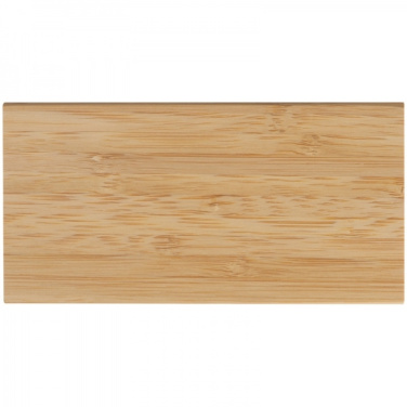 Logo trade promotional gifts image of: Bamboo power bank KATOWICE