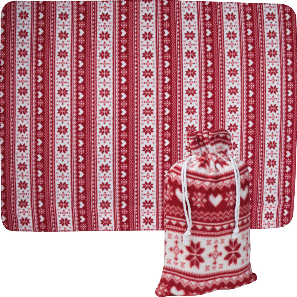 Logotrade corporate gift picture of: Christmassy blanket DEBRECEN
