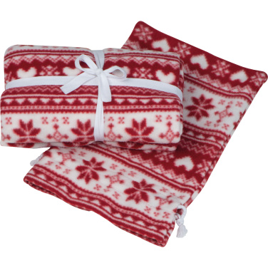 Logotrade promotional merchandise picture of: Christmassy blanket DEBRECEN
