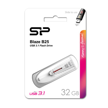 Logo trade promotional items image of: Pendrive Silicon Power Blaze B25 3.1