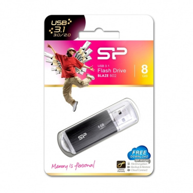 Logo trade business gifts image of: Pendrive Silicon Power Blaze B02 3.1