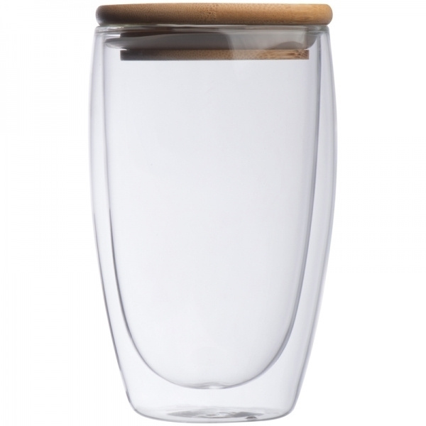 Logo trade promotional items image of: Double-walled glass ZAKOPANE 500 ml