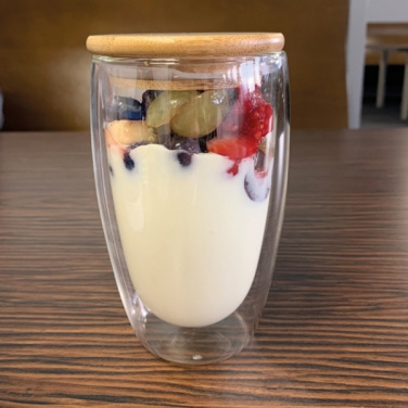 Logo trade promotional giveaway photo of: Double-walled glass ZAKOPANE 500 ml