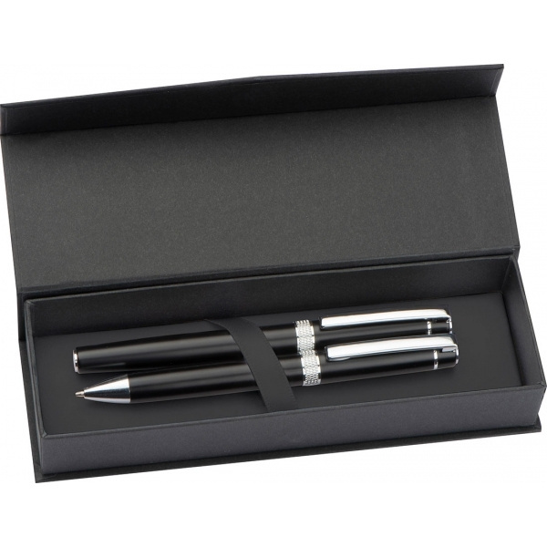 Logotrade promotional product picture of: Metal writing set KARLOVAC