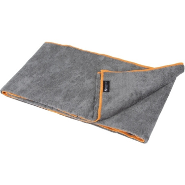 Logo trade promotional items image of: Towel CITAS Schwarzwolf