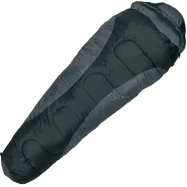 Logo trade business gifts image of: Sleeping bag KINABALU Schwarzwolf