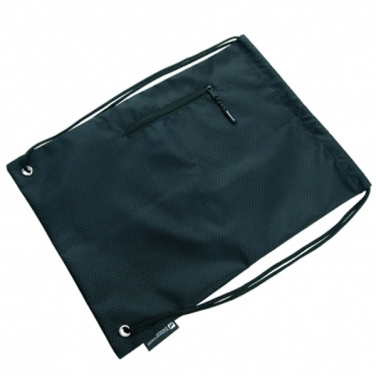 Logotrade advertising products photo of: Drawstring bag NUNAVUT Schwarzwolf