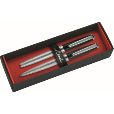 Logo trade promotional merchandise picture of: Writing set ballpoint pen & fountain pen CHRISTOPHE Pierre Cardin