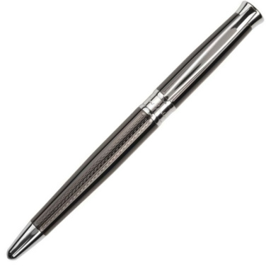 Logo trade corporate gifts picture of: Metal set of ballpoint pen and roller ROI