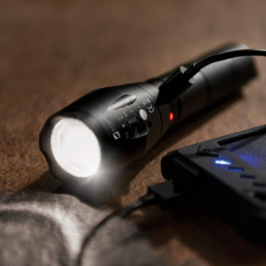 Logotrade corporate gift picture of: Flashlight DELGADA Schwarzwolf