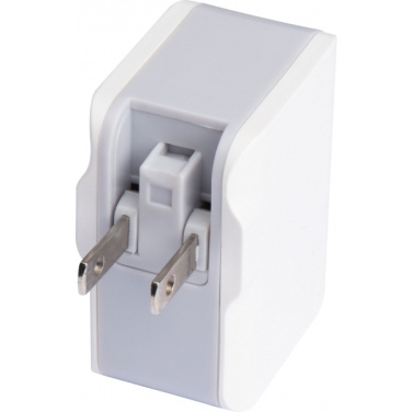 Logotrade promotional item image of: Travel adapter ANTWERP