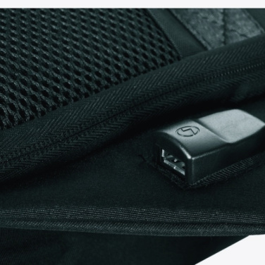 Logo trade promotional merchandise photo of: Backpack MAREB Schwarzwolf