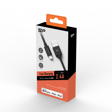 Logo trade corporate gift photo of: DATA TRANSFER CABLE LK15AL Type A- Mfi Lightning