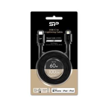 Logo trade corporate gifts picture of: DATA TRANSFER CABLE Boost Link Nylon LK30CL Type C