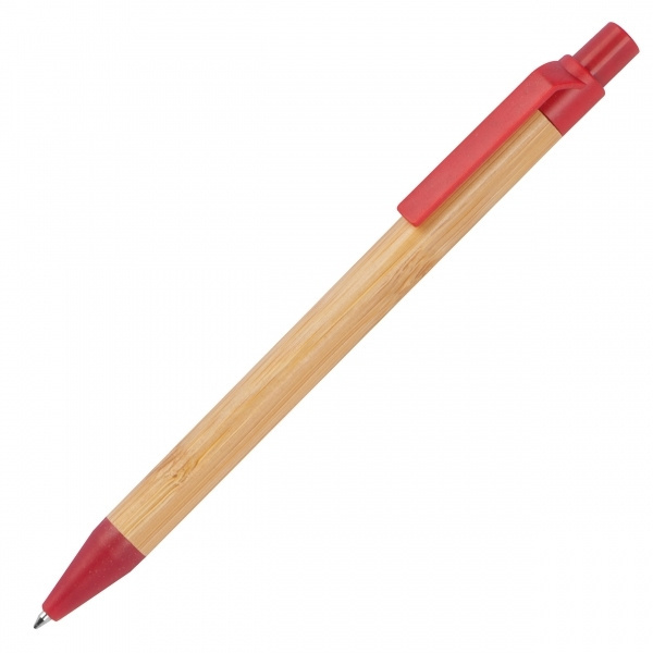 Logotrade promotional item image of: Wheatstraw and bamboo ballpen HALLE
