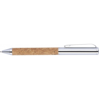 Logotrade business gifts photo of: Twist-ballpen metal and cork LILLEHAMMER