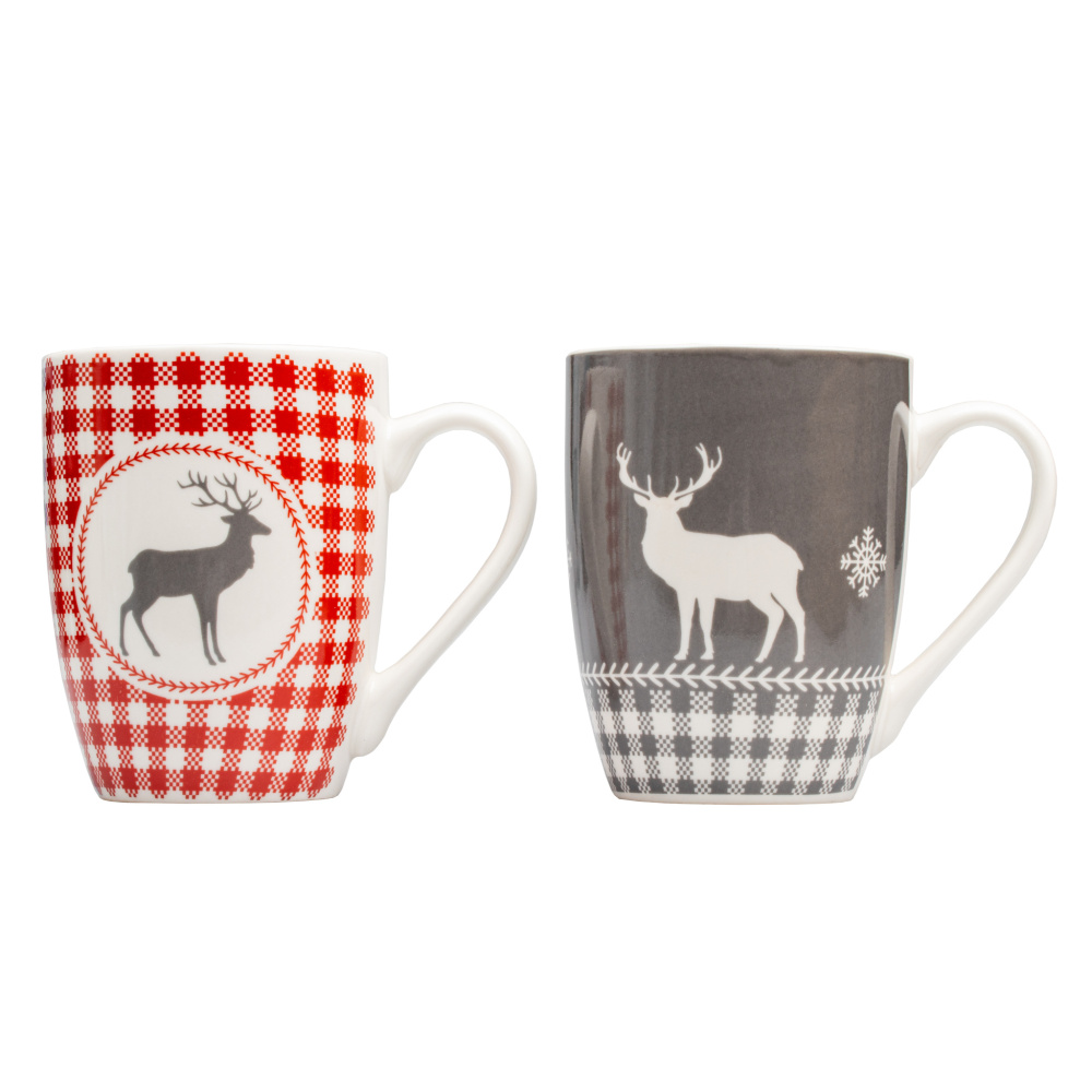 Logo trade advertising product photo of: 2 Xmas mugs ANKARA