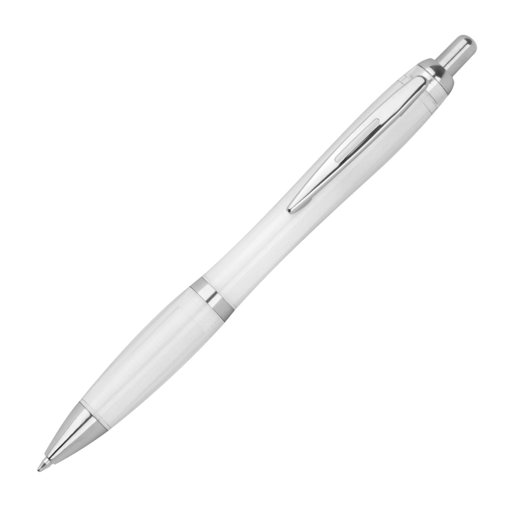 Logotrade promotional giveaway picture of: Transparent ballpen ALKEN