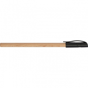Logo trade promotional merchandise image of: Wooden ballpen PALMDALE