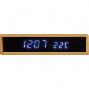 Logo trade promotional items image of: Desk clock TRONDHEIM