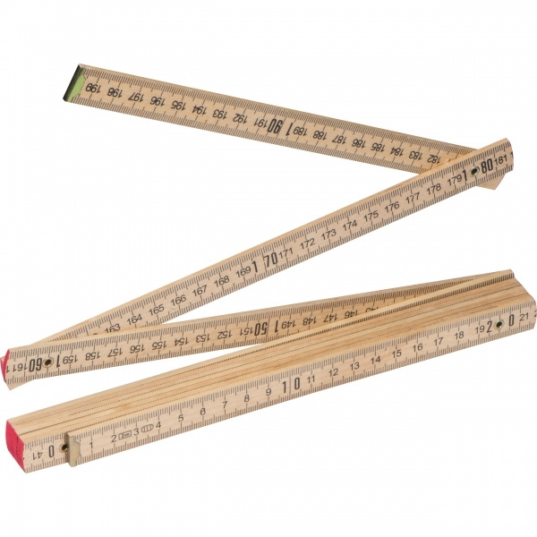 Logotrade promotional merchandise photo of: Folding rule ST. GALLEN