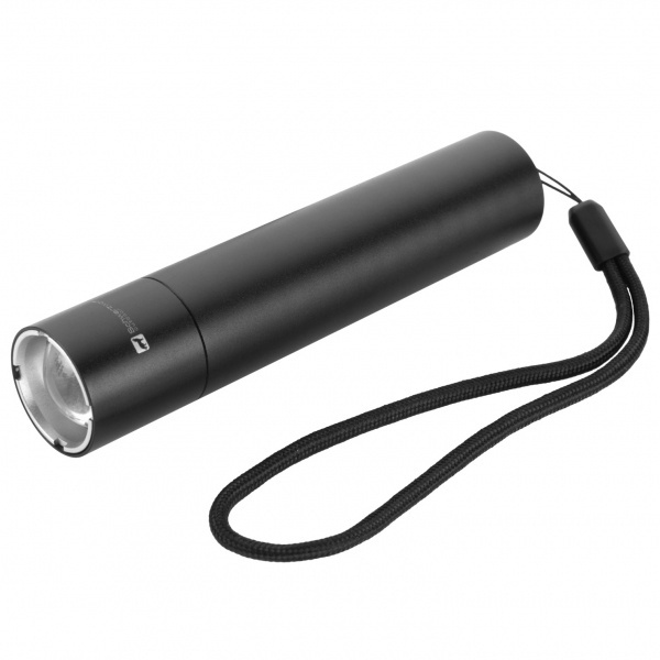 Logo trade promotional products image of: Flashflight ZAGROS Schwarzwolf