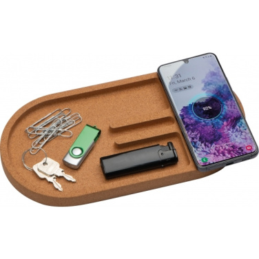 Logo trade advertising products image of: Desk organiser with charging station LANCASTER