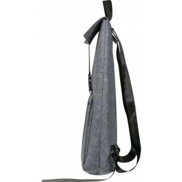 Logotrade business gift image of: RPET Felt Backpack BIRMINGHAM