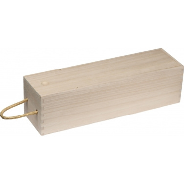 Logo trade business gifts image of: Wine box DAVENPORT