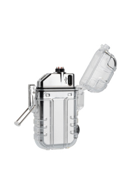 Logotrade promotional giveaways photo of: Electrical lighter CALBUCO Schwarzwolf