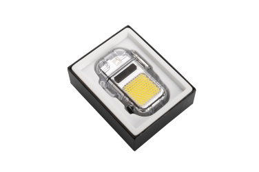 Logo trade promotional gifts image of: Electrical lighter CALBUCO Schwarzwolf