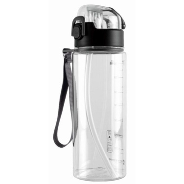 Logo trade promotional items image of: Drinking bottle SEYHAN 900 ml Schwarzwolf