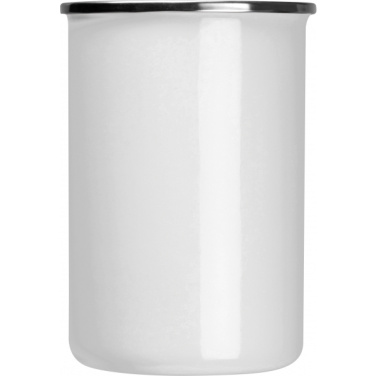 Logo trade promotional items picture of: Enamel cup Adelaine