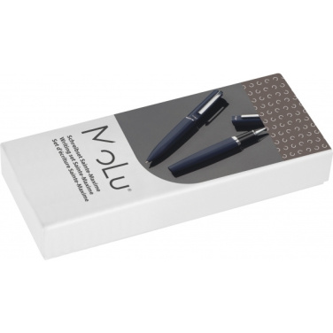 Logo trade promotional item photo of: Writing set soft touch SAINTE MAXIME MoLu