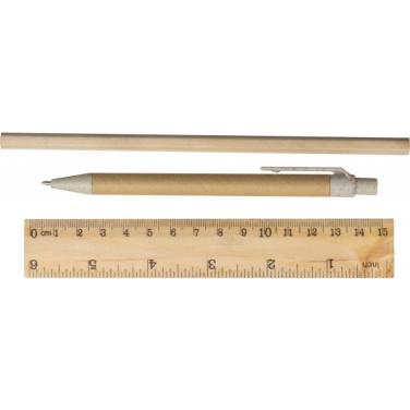 Logo trade promotional giveaway photo of: Writing set Teresina