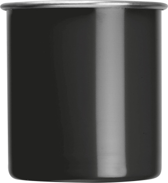 Logo trade promotional merchandise image of: Steel cup Trezzo