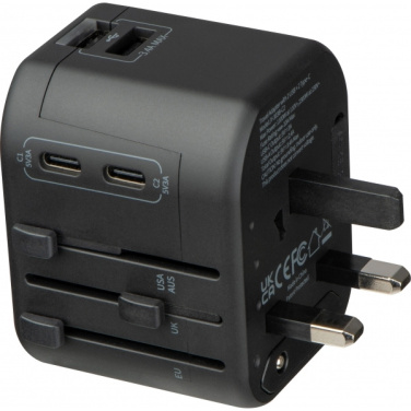 Logotrade promotional merchandise image of: Travel Adapter Maracena