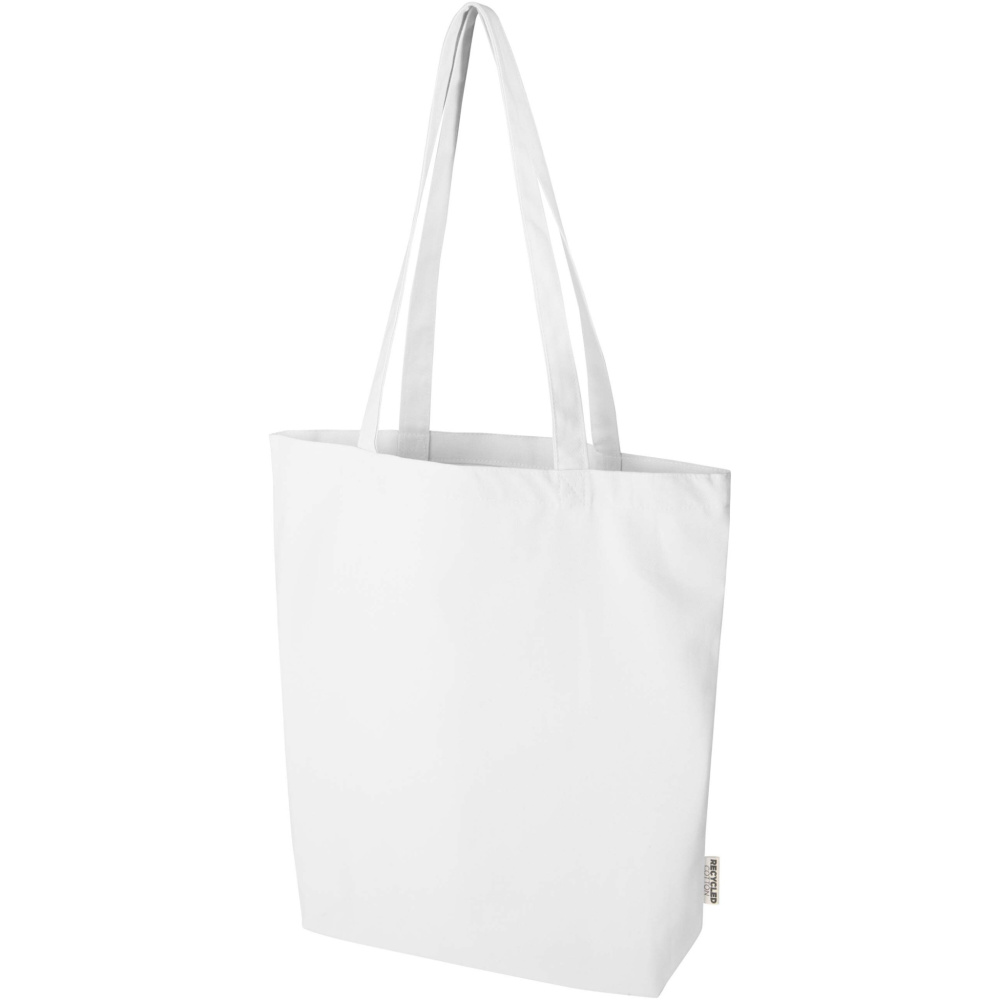 Logo trade business gift photo of: Florida 270 g/m² GRS recycled tote bag 10L